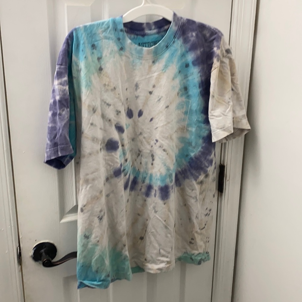 COPY - Travis Scott ASTROWORLD Made In America Festival short sleeve tie dye la…